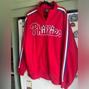 Large Phillies Track Jacket (embroidered)